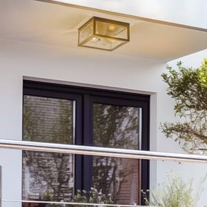 LINDBY Kremena buiten plafondlamp, zwart