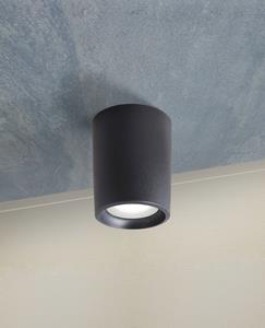 Fumagalli Downlight Livia Ø 18 cm zwart/berijpte kunsthars E27 CCT