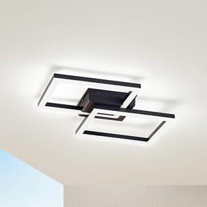 LINDBY LED buiten plafondlamp Finian, 48cm x 48cm, CCT dimbaar