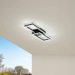 LINDBY LED buiten plafondlamp Finian, 64cm x 21cm, CCT dimbaar