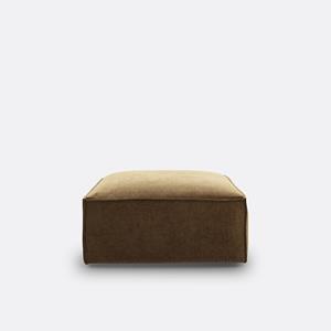LA REDOUTE INTERIEURS Modulaire poef, geribd vintage fluweel, Seven