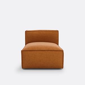 LA REDOUTE INTERIEURS Modulaire bank van getextureerd fluweel, Seven