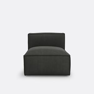 LA REDOUTE INTERIEURS Modulaire comfortbank in geribd fluweel, Seven