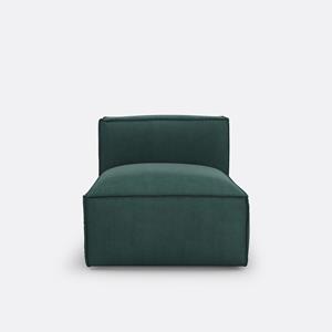 LA REDOUTE INTERIEURS Modulaire comfortbank in geribd fluweel, Seven