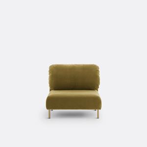 LA REDOUTE INTERIEURS Modulaire bank in fluweel, Agatha