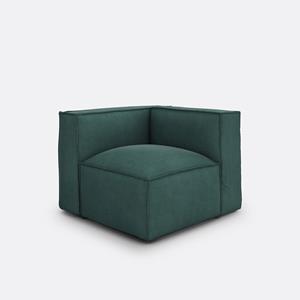LA REDOUTE INTERIEURS Modulaire hoek van geribd fluweel, Seven