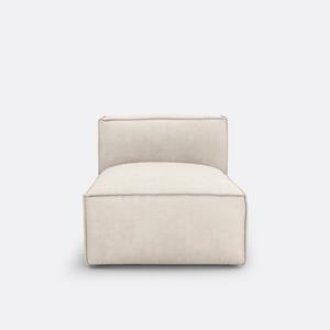 LA REDOUTE INTERIEURS Modulaire comfortbank in geribd fluweel, Seven