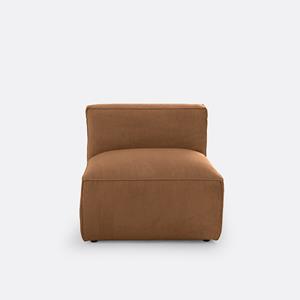 LA REDOUTE INTERIEURS Modulaire comfortbank in geribd fluweel, Seven