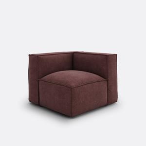 LA REDOUTE INTERIEURS Omvormbare hoekbank, getextureerde stof, Seven