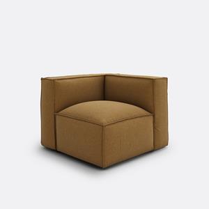 LA REDOUTE INTERIEURS Omvormbare hoekbank, getextureerde stof, Seven