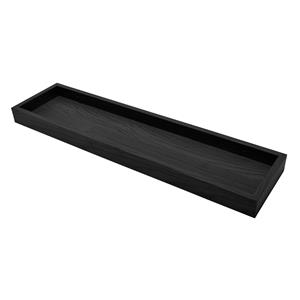 Duraline Wandplank Moderne Zwart Eiken 60x4x15cm