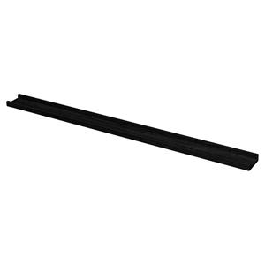 Duraline Wandplank Zwart Eiken 118x3x9cm