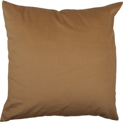 Clayre & Eef Kussenhoes 45x45 cm Bruin Polyester Sierkussenhoes