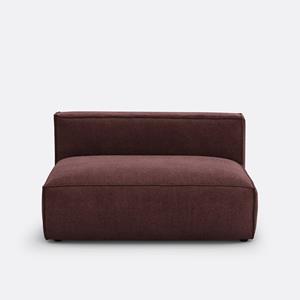 LA REDOUTE INTERIEURS Modulaire 2-zits zitbank van getextureerde stof, Seven