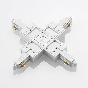 LINDBY X-connector Linaro, wit, 1-fasensysteem