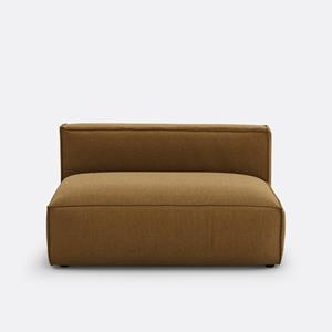 LA REDOUTE INTERIEURS Modulaire 2-zits zitbank van getextureerde stof, Seven