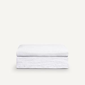 AM.PM Voetenbank in stevig linnen, stonewashed, Neo Chiquito
