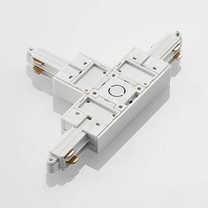 LINDBY T-connector Linaro, wit, 1-fasig systeem