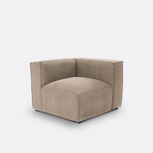 LA REDOUTE INTERIEURS Omvormbare hoekbank, getextureerde stof, Seven
