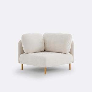 LA REDOUTE INTERIEURS Modulaire hoekbank in getextureerde stof, Agatha