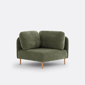 LA REDOUTE INTERIEURS Modulaire hoekbank in getextureerde stof, Agatha