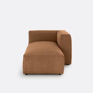 LA REDOUTE INTERIEURS Modulaire longchair van geribd fluweel, Seven