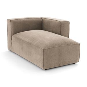 LA REDOUTE INTERIEURS Modulaire longchair van getextureerde stof, Seven