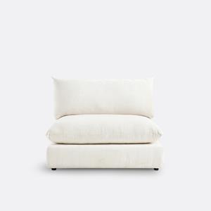 LA REDOUTE INTERIEURS Modulaire bank van getextureerd fluweel, Malo