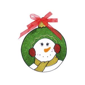 Kerst raamstickers/raamdecoratie sneeuwpop plaatjes 18 cm -