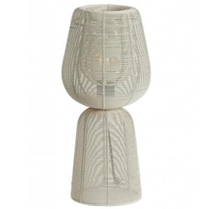 Light & Living Tafellamp Aboso - Wit - Ø24cm
