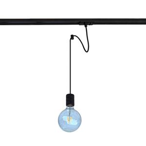LINDBY Hanglamp  Linaro, Ø 4,6 cm, zwart, 1-fase, GU10