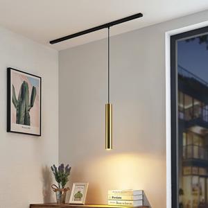 LINDBY Hanglamp  Linaro, 40 cm, goud, 1-fase, GU10