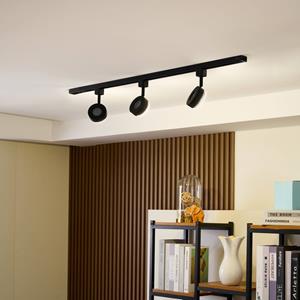 PRIOS Jardani railsystem 3-lamps zwart