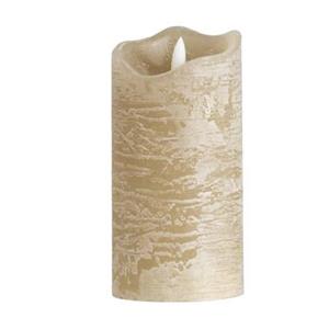 Leen Bakker LED Kaars Rustiek - groen - 15xØ7,6 cm