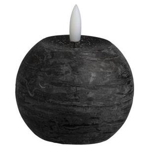 Leen Bakker LED kaars Bal - zwart - Ø8 cm