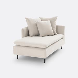 LA REDOUTE INTERIEURS Omvormbare Longchair linnen/viscose L158 cm, Ivete
