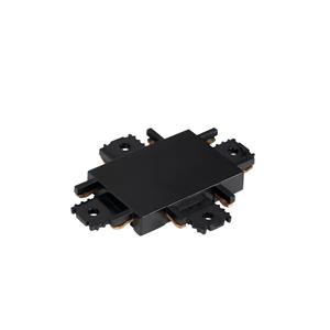 LINDBY kruisconnector Lumaro, zwart, kunststof