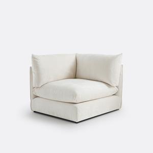 LA REDOUTE INTERIEURS Modulaire bank van getextureerd fluweel, Malo