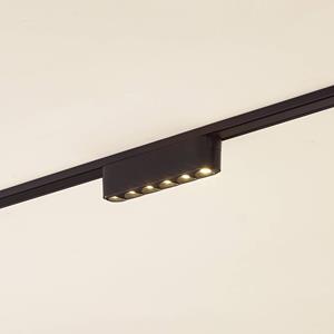 LINDBY LED strip 48V Lumaro, zwart,6 punten,2,4cm, dimbaar