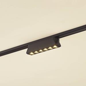LINDBY LED strip 48 V Lumaro,zwart,6 punten,2,5cm,dimbaar