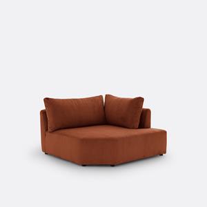 LA REDOUTE INTERIEURS Moduleerbare hoekbank ribfluweel, Monica