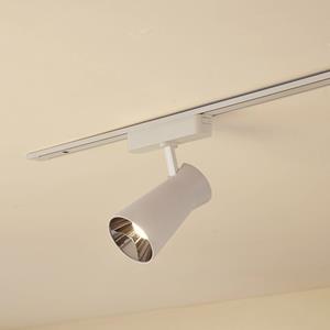 LINDBY LED spot 48 V Lumaro, wit, Ø7cm, kunststof, dimbaar