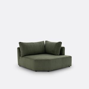 LA REDOUTE INTERIEURS Moduleerbare hoekbank ribfluweel, Monica