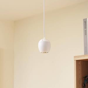 LINDBY LED hanglamp Lumaro, wit, Ø 6,2 cm, 48V, dimbaar