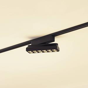 LINDBY LED-strip 48 V Lumaro, zwart, 12 punten, dimbaar