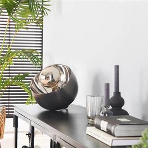 Giga Meubel  Tafellamp Mirror Ø28cm Zwart Nikkel