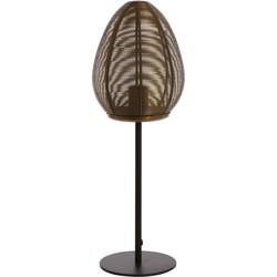 Light & Living Tafellamp Yaelle - Brons - Ø18cm
