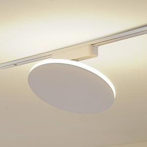 LINDBY LED track light Lumaro, wit, aluminium, 48V, dimbaar