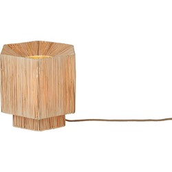 GOOD&MOJO Tafellamp Panama - Naturel - 26x28x26cm