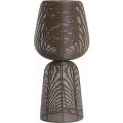 Light & Living Tafellamp Aboso - Bruin - Ø24cm